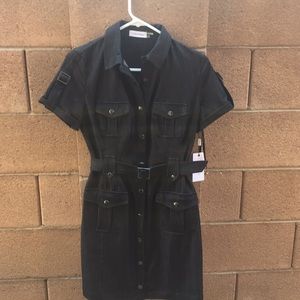 NWT Calvin Klein button down dress